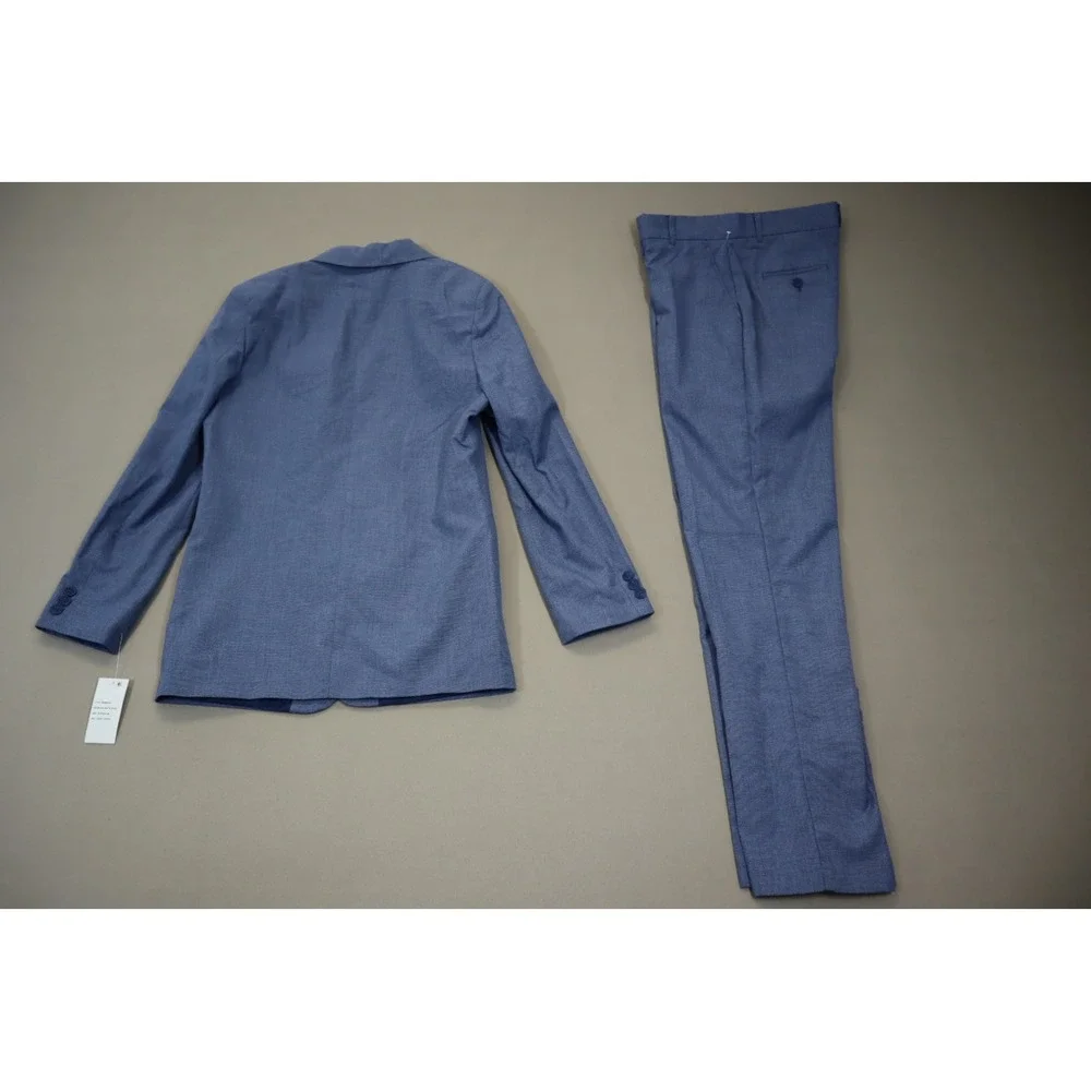 Nautica‎ Big Boys Blue 2-piece Micro-Texture Suit Size 18